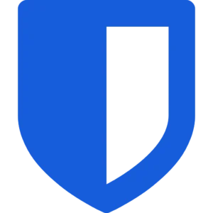 Bitwarden password manager logo