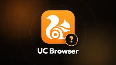 Flat illustration of a browser-shaped shield with a small crack leaking data