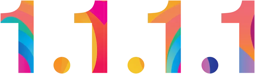Cloudflare large 1.1.1.1 logo