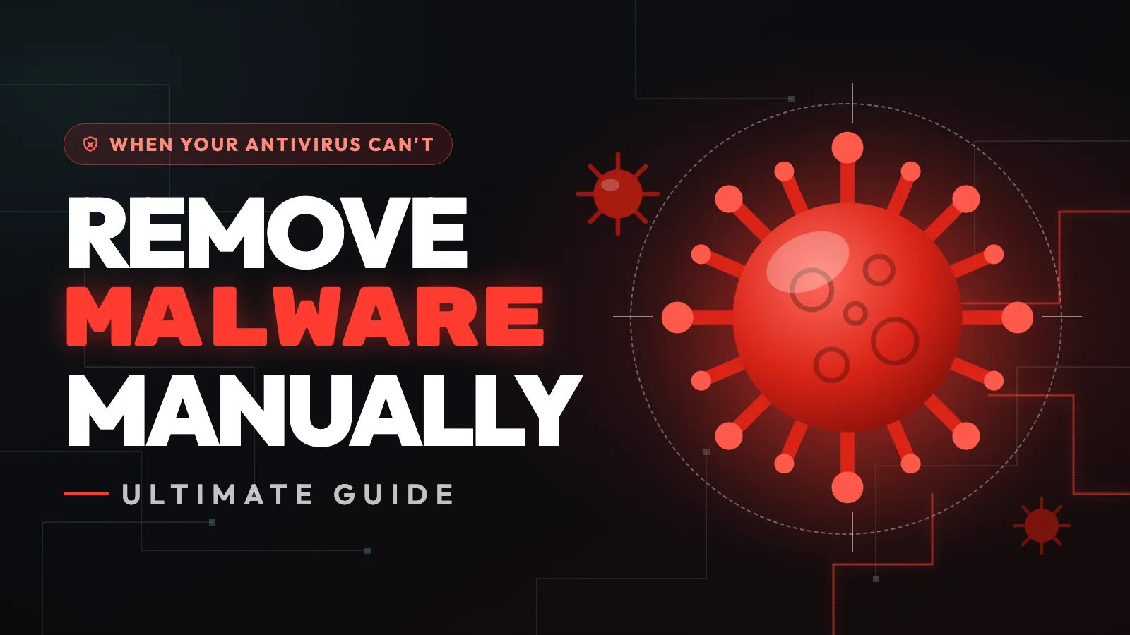 remove-malware-antivirus-cant-featured Shield ascending a staircase, representing step-by-step malware removal escalation