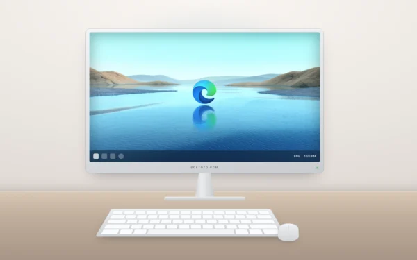Cracked legacy browser window nested inside a modern browser, illustrating the Windows 11 IE Mode bug